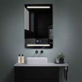 Specchio LED Verticale | Pulsanti touch | Funzione anti-appannamento | Luce bianca neutra - Reyze Serie Salono Modello 4